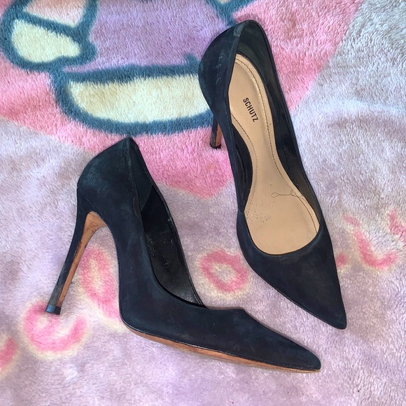 SCHUTZ Shoes - Schutz ladies black pointed toe high heel pump shoe